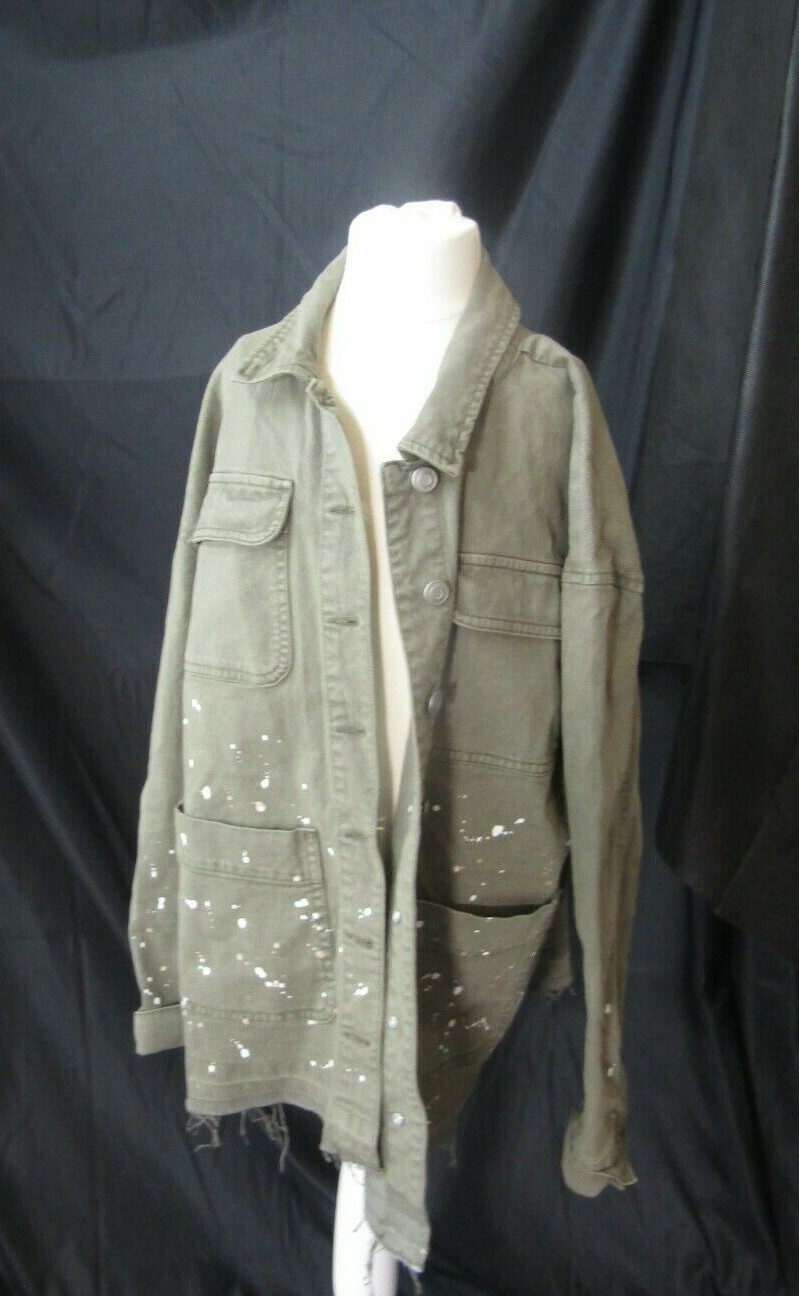 Splendid Paint Splatter Jacket Size M - image 1
