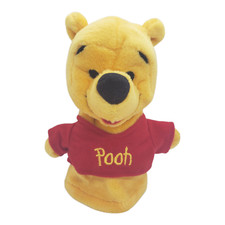 Vintage Disney Winnie the Pooh Stuffed Plush Hand Puppet 9in Arcotoys Mattel