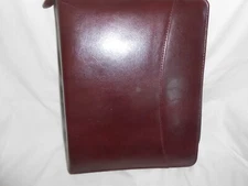 AT A GLANCE Organizer - Burgundy - Zip Around - 10”L X 8”W