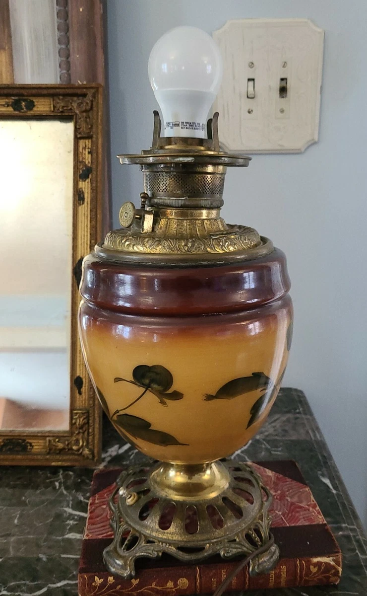 Oil lamp 2024 with mirror