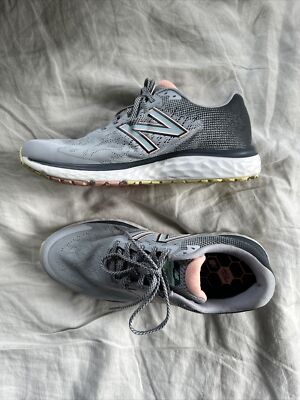 New Balance Fresh Foam 680 Womens Size 10 B Gray Running Shoes Sneakers EUC
