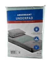 24" x 36" Premium Incontinence Washable Polyurethane Underpad / Reusable Bed Pad