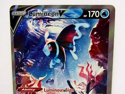 Pokémon TCG Lumineon V Alt Art 156/172 Brilliant Stars Ultra Rare