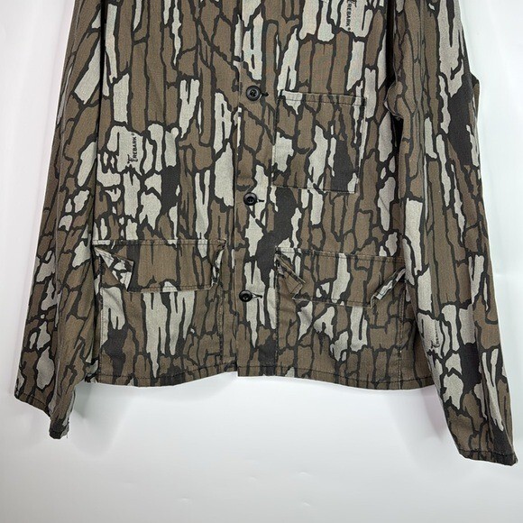 Vintage Trebark Button Lightweight Jacket Size XL - image 3