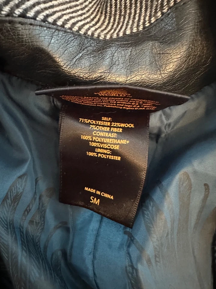 Harry Potter Newt Scamander SM Abrigo Gris Mezcla Lana Con Bolsillo Varita Juegos con disfraces Foto 2 de 4