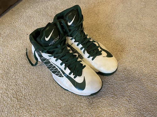 Mens Size 14 NIKE Hyperdunk TB White 
