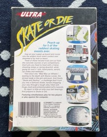 Juego Skate Or Die NES CIB Nintendo Excelente Estado Completo En Caja