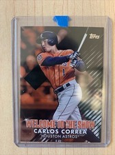 2022 Topps Series 1 - Welcome to the Show Black #WTTS-30 Carlos Correa 41/299
