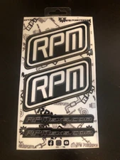 RPM-SXS 4PC Sticker Decal BLACK SHEET for Polaris Can-Am UTV ATV Powersports