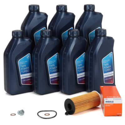 7L ORIGINAL 5W30 Motoröl + MAHLE Ölfilter für BMW 1er 3er 5er MINI N47 B47 N57