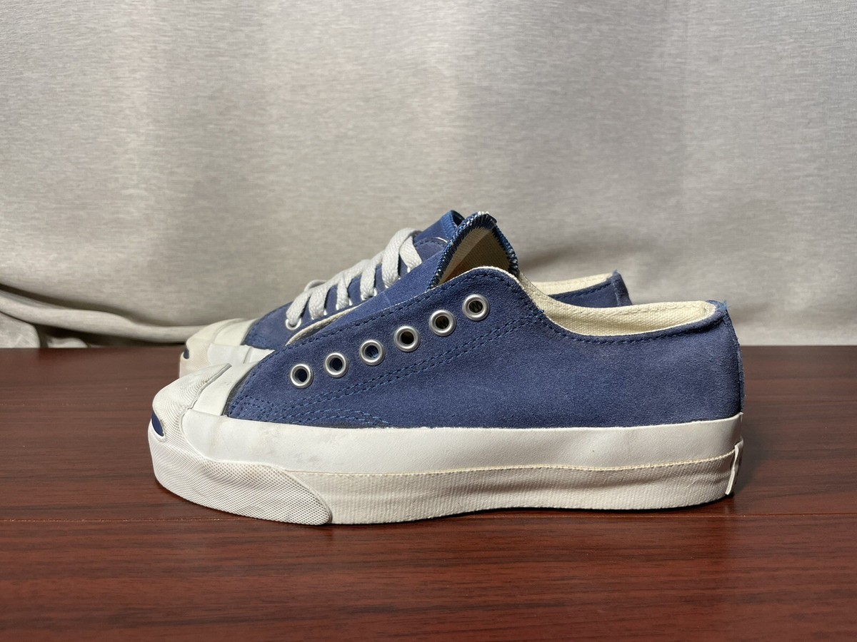 Vintage Converse Mens 3.5 JACK PURCELL Blue Periwinkle Suede USA