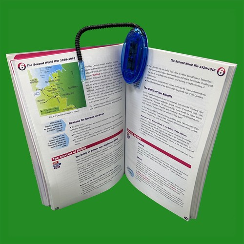 Portable Flexible LED Lecture Livre Voyage Léger Réglable Bras Mini Agrafe Lampe - Photo 2/9
