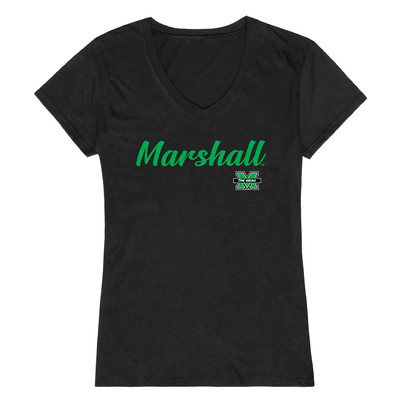 Marshal University Thundering Herd MU NCAA Script Tee Women T Shirt