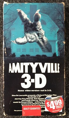 Amityville 3-D VHS 1983 Cult Horror Movie Vestron Original Release