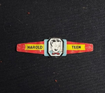 1948 Post Cereal Premium RING Post's Raisin Bran Harold Teen F.A.S. Comic Strip