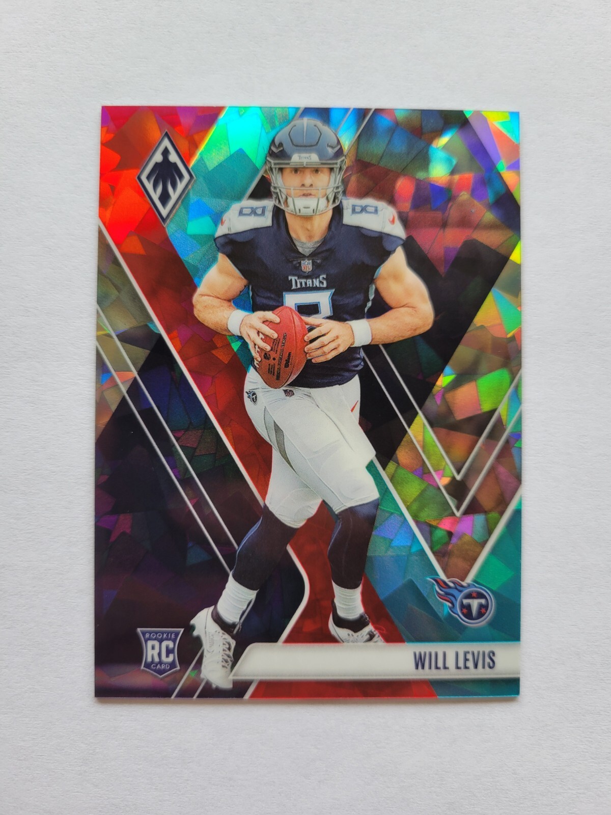 2023 Panini Phoenix Will Levis Fire and Ice Prizm #d/50 Rookie Card RC SSP #118