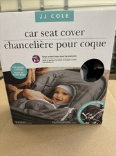 JJ Cole Winter Baby Car Seat Cover for Baby Seat or Stroller Heather Gray