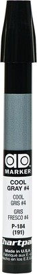 AD Marker The Original Chartpak, Tri-Nib, Cool Gray 4, 1 Each (P184)