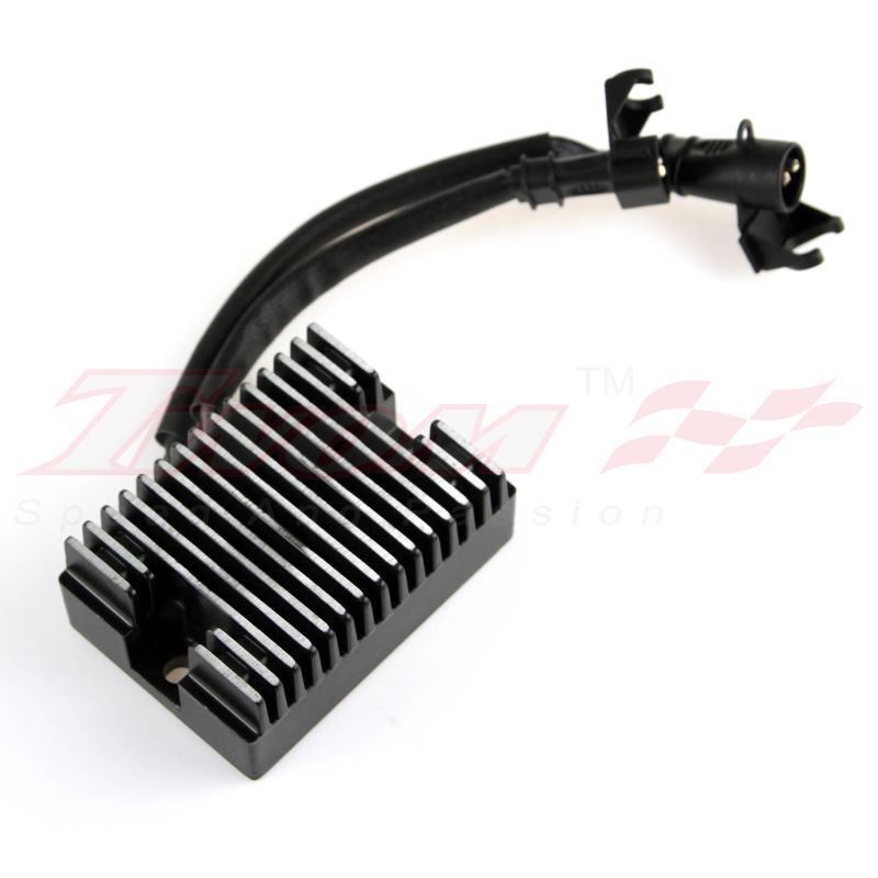 ACC Voltage Regulator Rectifier For Harley Sportster XL883 / XL1200 Iron 48 72 2009-2013 – Black Aluminum, Replaces 74711-08