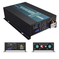 2500W Pure Sine Wave Inverter 48V DC to AC Power Converter Battery Truck RV Car