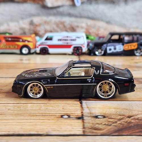 Jada 1978 PONTIAC FIREBIRD TRANS AM black BIGTIME MUSCLE Full Diecast Loose Toy - Picture 7 of 10