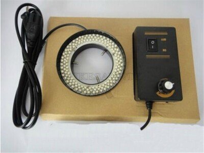 Est Adjustable Illuminator Ring Light For Microscope 144-Led Lamp 100-240V cq
