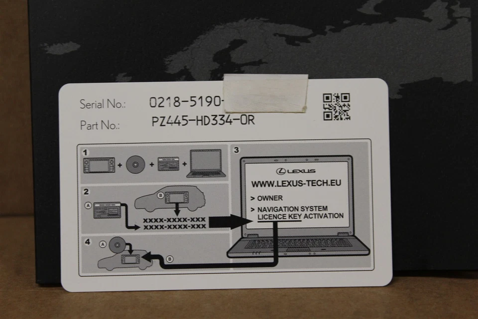 PZ445-HD334-0R Navigation Update New genuine Lexus accessory - Image 4 of 4