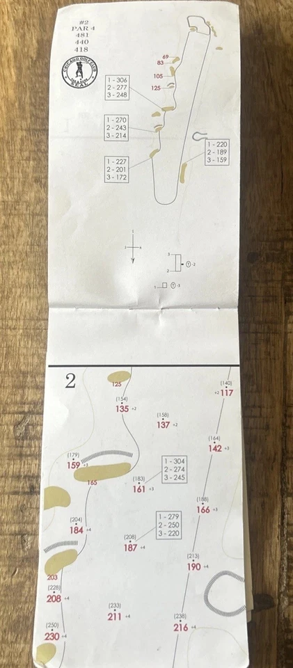 Libro de yardas del club de golf Chicago, ¡ENVÍO GRATUITO con cómpralo ahora! Foto 3 de 4