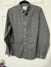 Goodfellow Black Print Size Medium Slim Fit