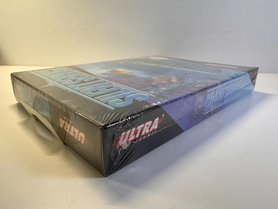 SEALED w/Hang Tab Silent Service (Nintendo NES, 1989) Authentic EXCELLENT SHAPE - Image 3 of 4