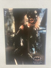 Batman Returns 1992 Topps Stadium Club Card #3 Catwoman