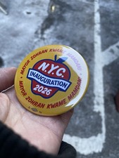 Zohran Mamdani New York City Mayor 2026 Inauguration Buttons Exclusive