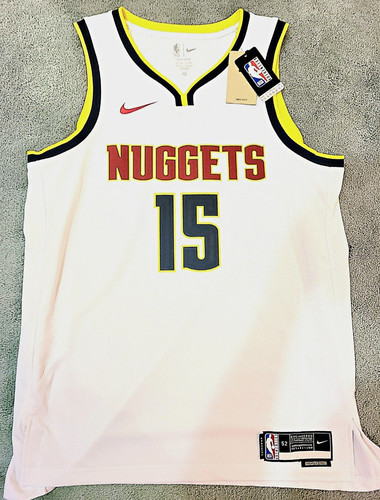 Authentic NBA Denver Nuggets Nikola Jokić #15 Association Jersey Men’s 52 White