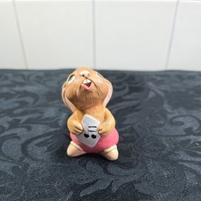 Pendelfin 'Rolly' In Red With 2 Notes Vintage Figurine Very Good Condition(dw38)