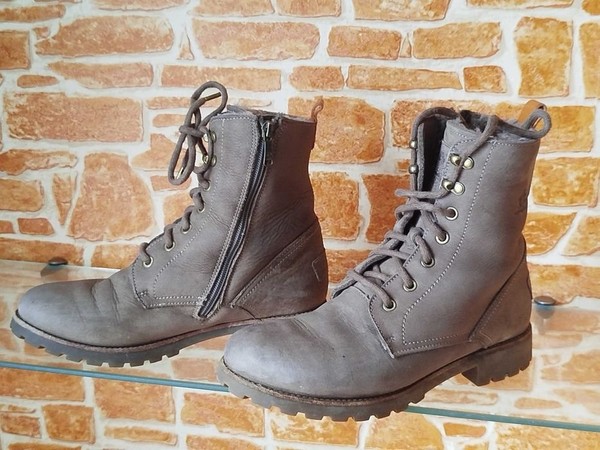 Women Panama Jack Boots Brown Leather 39