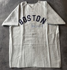 Rick Ferrell Signed Vintage Boston Red Sox Jersey Baseball JSA COA HOF