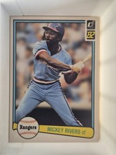 Mickey Rivers 1982 DONRUSS #242 FREE SHIPPING
