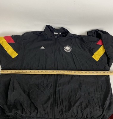 Adidas Originals DFB Germany Black Woven Track Top Jacket Size XL