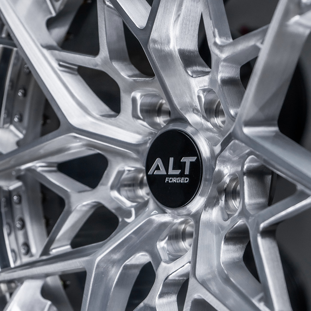 20"/21" ALT Forged DL15 Polished w/ Brushed Silver Wheels for Audi R8