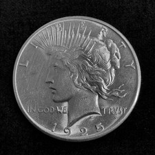 1 Dollar USA Peace Dollar 1925 Silber ss