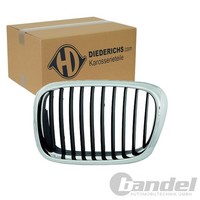 Diederichs KÜHlergrill Niere Chrom Schwarz Links Passend FüR Bmw 5Er | 1223141