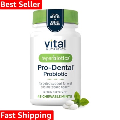 45 Count Mint Oral Probiotics with Zinc - Support Dental & Respiratory Health