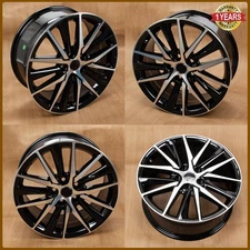 4PCS 18" x 8" For 2021-2023 Toyota Camry Replacement Wheel Rim Machined w/ Black