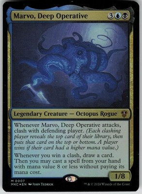 Marvo, Deep Operative Foil 7 MKC M Commander: Murders at Karlov Manor MTG
