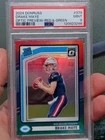 2024 DONRUSS OPTIC PREVIEW  RED & GREEN PRIZM #379 RATED ROOKIE DRAKE MAYE