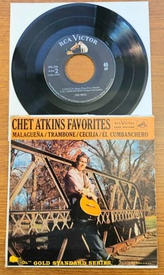 CHET ATKINS "Chet Atkins Favorites" US 1960 RCA EP Country POP RnR MALAGUENA + 3 - Bild 1 von 4