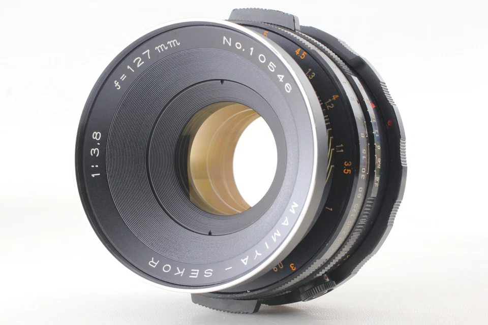 [Exc+5] Cámara fotográfica profesional Mamiya RB67 Sekor 127 mm f/3,8 lente 120 trasera de JAPÓN Foto 2 de 4