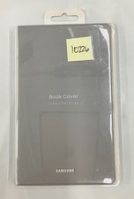 Genuine OEM Samsung Galaxy Tab A7 Lite Book Cover Dark Gray Folio Case Stand NEW