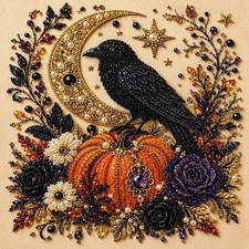 Halloween Ghost Pearl Art Diy Kit Spooky Cute 3d Diamond Painting Crafts Gifts