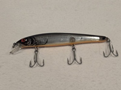 Bomber Long A Magnum 16A 6  - 1 oz. Black Orange Silver